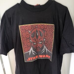 Vintage Star Wars Darth Maul T-shirt New Tags